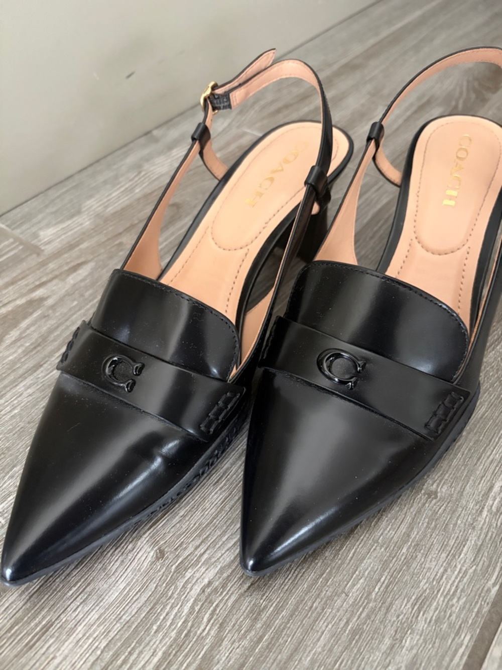 Coach Slingback Heels - Picture 2 of 5